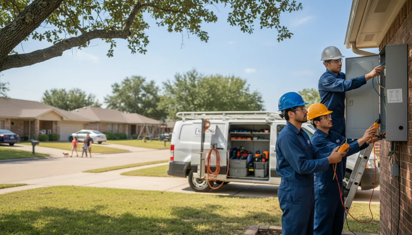 Certified electrician providing emergency electrical services in Montrose, AR